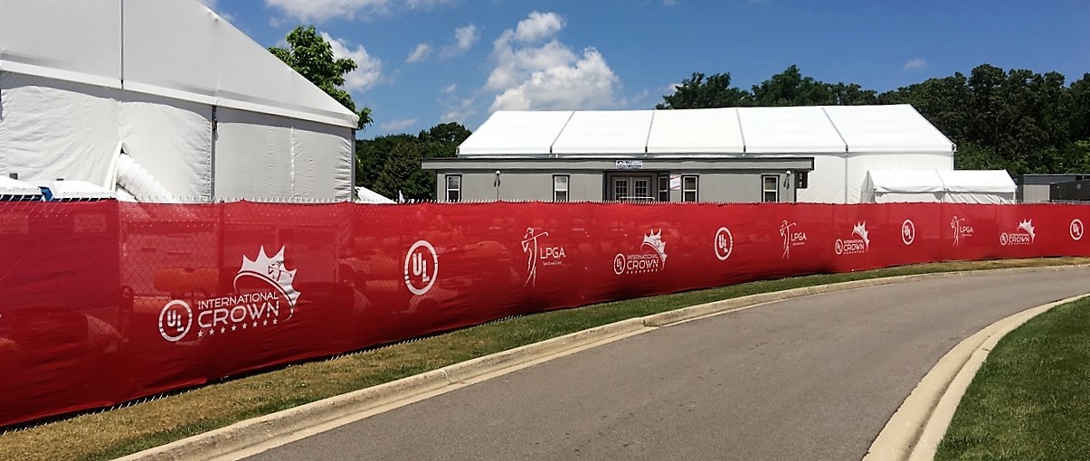 Event Fence Windscreen Logos