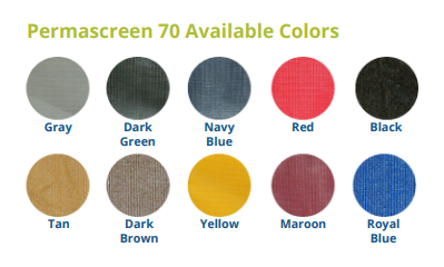 Direct Printing + Permascreen 70 = Best Value Printed Fence Screen